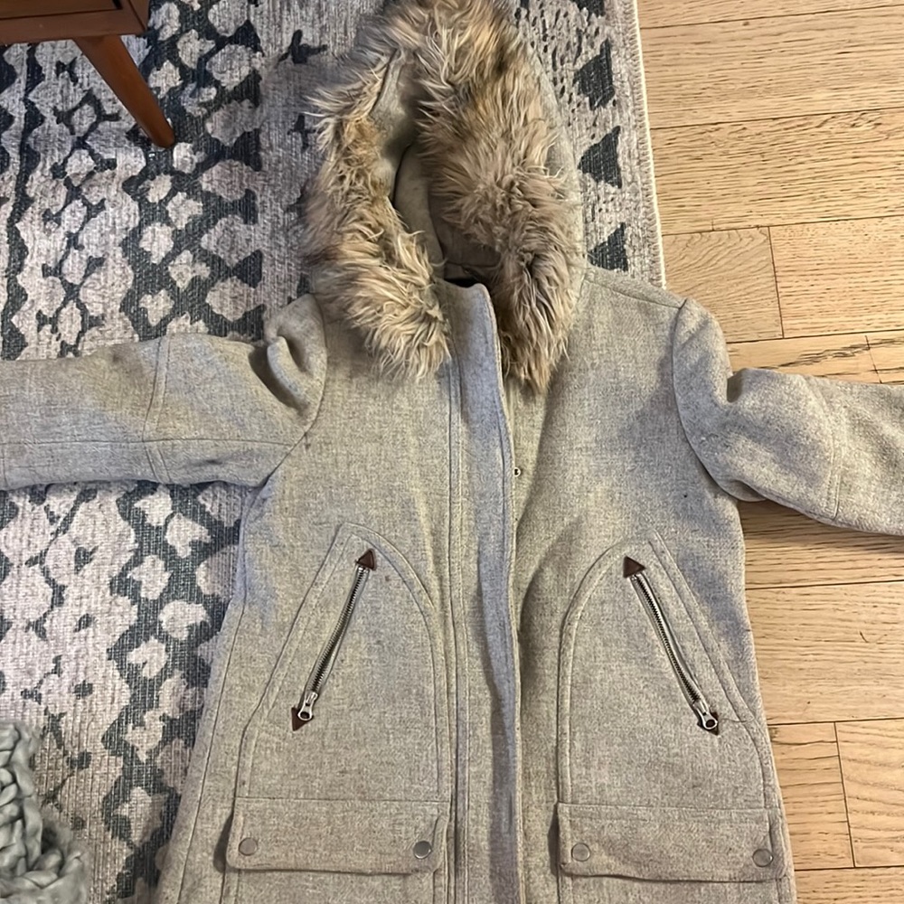 J. Crew Chateau Parka in used condition -size 4